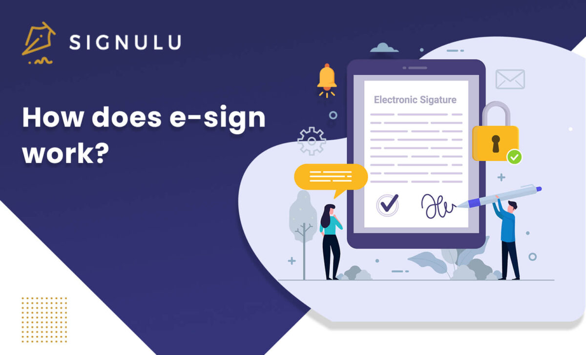 How does e-sign work