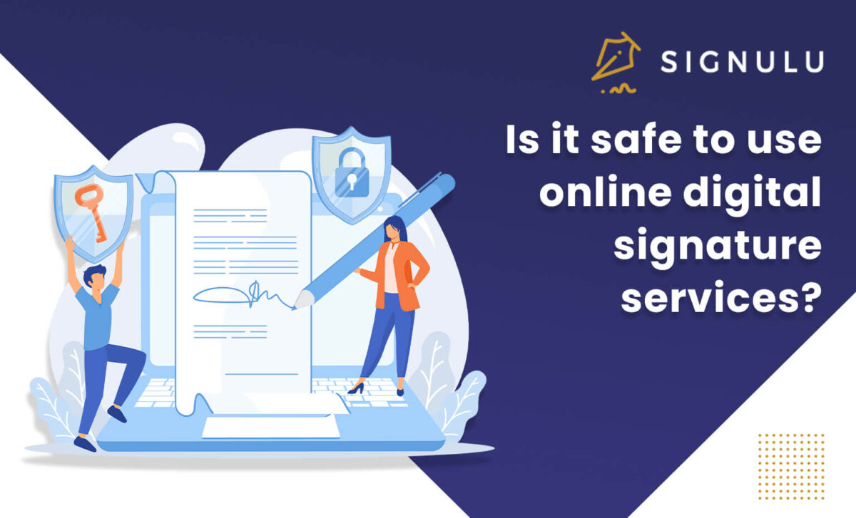 Is it safe to use online digital signature services