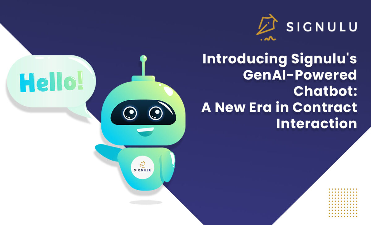 Introducing Signulu's GenAI-Powered Chatbot A New Era in Contract Interaction